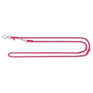 Trixie Hondenriem Summit Verstelbaar Rond Touw Reflect Fuchsia 200X1,3 Cm