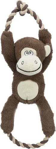 Trixie Hondenspeelgoed Aap Pluche Touw 40 cm 2 St