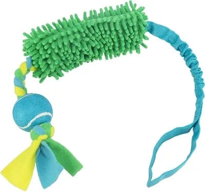 Trixie Hondenspeelgoed Bungee Tugger met Tennisbal Polyester 85 cm 2 St