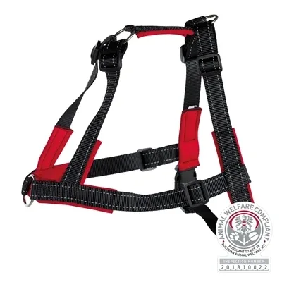 Trixie Hondentuig Trainingstuig Lead N Walk Soft 45x70x2,5 cm - Zwart - Image 2