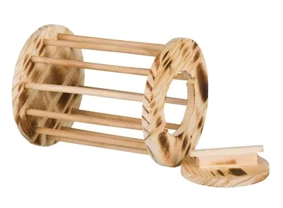 Trixie Hooiruif met Deksel Hout Gevlamd 15x15x19 cm - Image 2