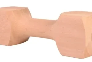 Trixie Houten Apporteerblok Gehoekt 3 St - 650 gr