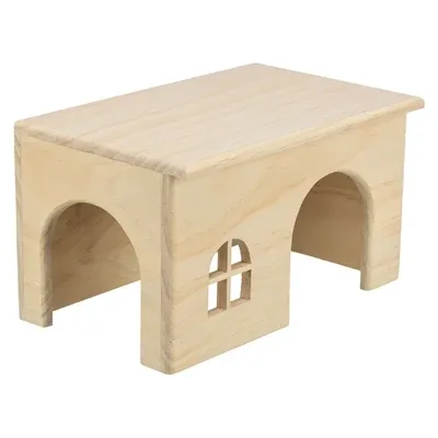 Trixie Huis Cavia Hout Spijkervrij 28x18x16 cm - Image 2
