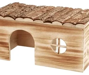 Trixie Huis Grete 2 Uitgangen Cavia Schorshout Gevlamd 35x20x18 cm