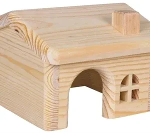 Trixie Huis Hamster Hout Spijkervrij 15x15x11 cm 2 St