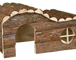 Trixie Huis Hanna Konijn Schorshout Gevlamd 43x28x22 cm