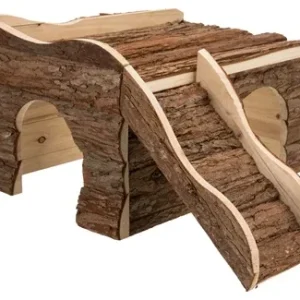 Trixie Huis Ineke 2 Uitgangen Konijn Schorshout 50x38x25 cm