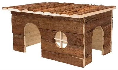 Trixie Huis Jerrik Konijn Schorshout 50x33x25 cm - Image 2