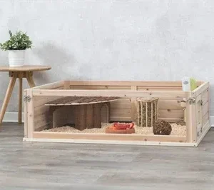 Trixie Indoor Ren Cavia Hout Plexiglas 100x60x30 cm