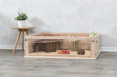 Trixie Indoor Ren Cavia Hout Plexiglas 100x60x30 cm