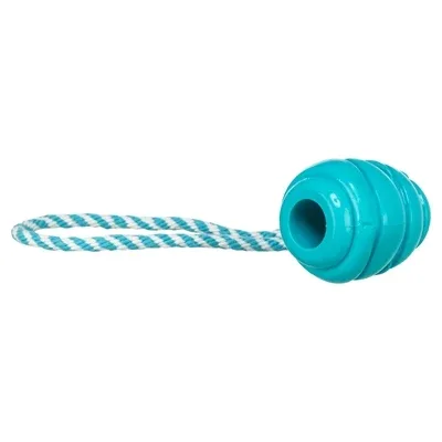 Trixie Jumper Kegel aan Touw Super Strong Tpr - Petrol - Image 2