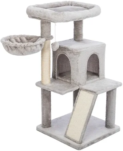 Trixie Junior Krabpaal Pepito 48x48x98 cm - Grijs - Image 2