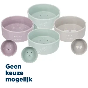 Trixie Junior Voerbak Keramiek 16 cm 4st - 800 ml