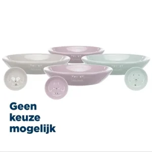 Trixie Junior Voerbak Keramiek Laag 14 cm 4 St - 200 ml