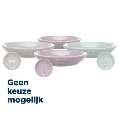Trixie Junior Voerbak Keramiek Laag 14 cm 4 St - 200 ml