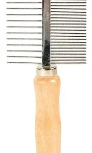 Trixie Kam 2 Zijdig Middel Grof Hout Metalen Tanden 17 cm 3 St