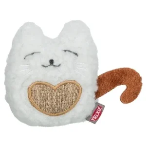Trixie Kat Stof Pluche met Kattenkruid Catnip - Wit