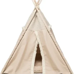 Trixie Katten Hondenmand Tipi Boho 55x55x65 cm - Beige