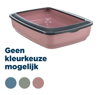Trixie Kattenbak Brisko met Rand 50x38x11 cm 3 St - Assorti