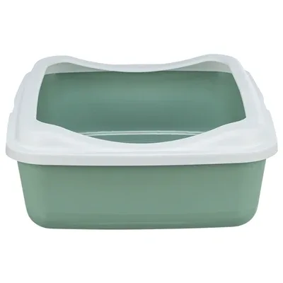 Trixie Kattenbak Classic met Rand Salie 37x48x15 cm - Wit - Image 2