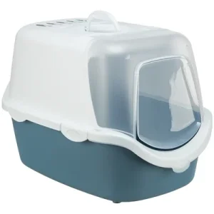 Trixie Kattenbak Vico Open Top met Kap 56x40x40 cm - Blauw
