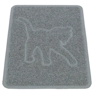 TRIXIE KATTENBAKMAT KATTENSILHOUET PVC LICHTGRIJS 48X35 CM