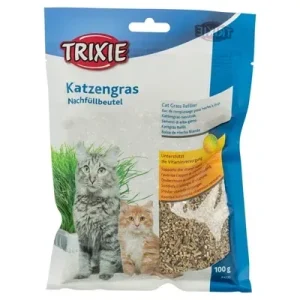 Trixie Kattengras Zaad Navulzakje voor 4232 - 100 gr
