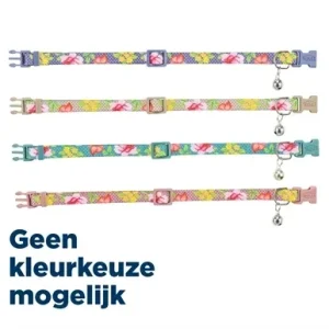 Trixie Kattenhalsband Bloemen Motief Assorti 20-34X1 Cm