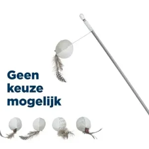 Trixie Kattenhengel Bal Met Veren Met Catnip 46 cm