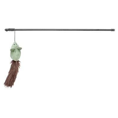 Trixie Kattenhengel Muis Kunststof Pluche 46 cm