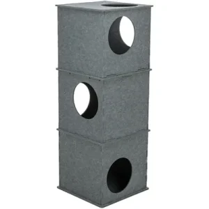 Trixie Kattenhuis Toren Nele Vilt - Grijs