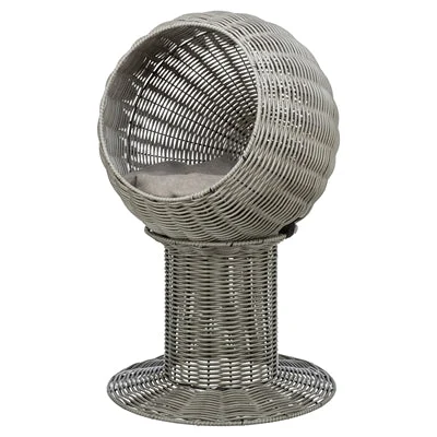 Trixie Kattenmand Amalia Rond Polyrattan - Grijs - Image 2