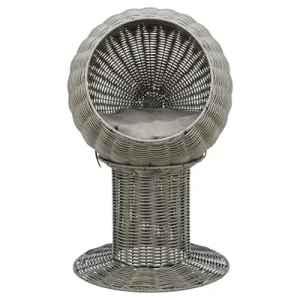 Trixie Kattenmand Amalia Rond Polyrattan - Grijs