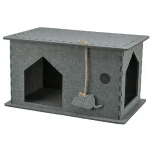 Trixie Kattenmand Huis Lene Vilt 54x30x35 cm - Grijs