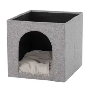 Trixie Kattenmand Iglo Ella Grijs 37X33X33 cm