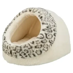 Trixie Kattenmand Iglo Leo Soft Pluche Creme / Panterprint 35X41X26 cm