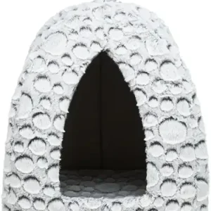 Trixie Kattenmand Iglo Mila Pluche Wit / Grijs 32X32X42 cm