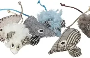 Trixie Kattenspeelgoed Muis Pluche Stof Met Catnip 8 cm 72 St
