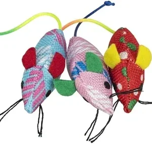 Trixie Kattenspeelgoed Muis Stof met Catnip 7 cm 70 St