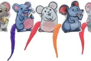 Trixie Kattenspeelgoed Muis Stof Met Catnip 7,5 cm 110 St