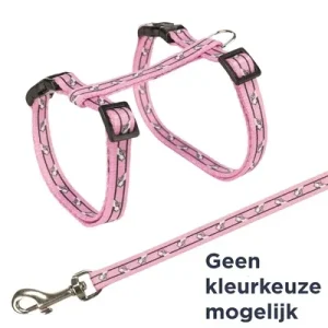 Trixie Kattentuig met Riem Kattenmotief 27x45x1 cm 120 cm 4 St - Assorti