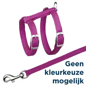 Trixie Kattentuig met Riem Metalen Gespen 22x42x1 cm 125 cm 4 St - Assorti