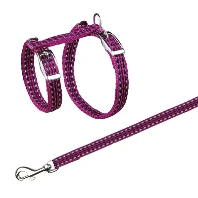 Trixie Kattentuig met Riem Metalen Gespen Reflecterend 22x42x1 cm 120 cm 4 St - Assorti - Image 2