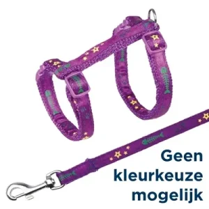 Trixie Kattentuig met Riem Visgraat 23x39x1 cm 120cm 4 St - Assorti