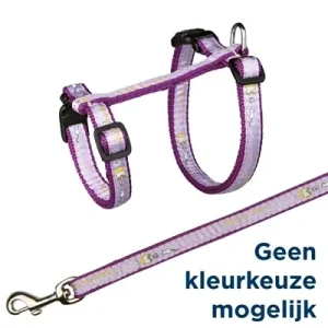 Trixie Kattentuig met Riemgood Luck 34x57x1,3 cm 120 cm 4 St - Assorti