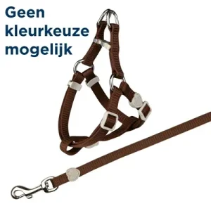 Trixie Kattentuig One Touch met Riem 26x37x1 cm 120 cm 4 St - Assorti