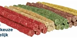 Trixie Kauwrollen Mixpakket 12 cm Ø 9 10 mm 100 St 12 Cmx9 10mm 2x100 St - Assorti