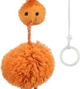 Trixie Kip aan Elastisch Koord Pluche met Catnip 20 cm 4 St