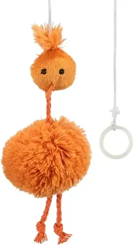 Trixie Kip Aan Elastisch Koord Pluche Met Catnip 20 cm 4 St