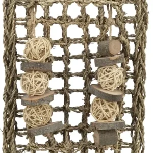 Trixie Knaagdier Mat met Speeltjes Zeegras 18x30 cm